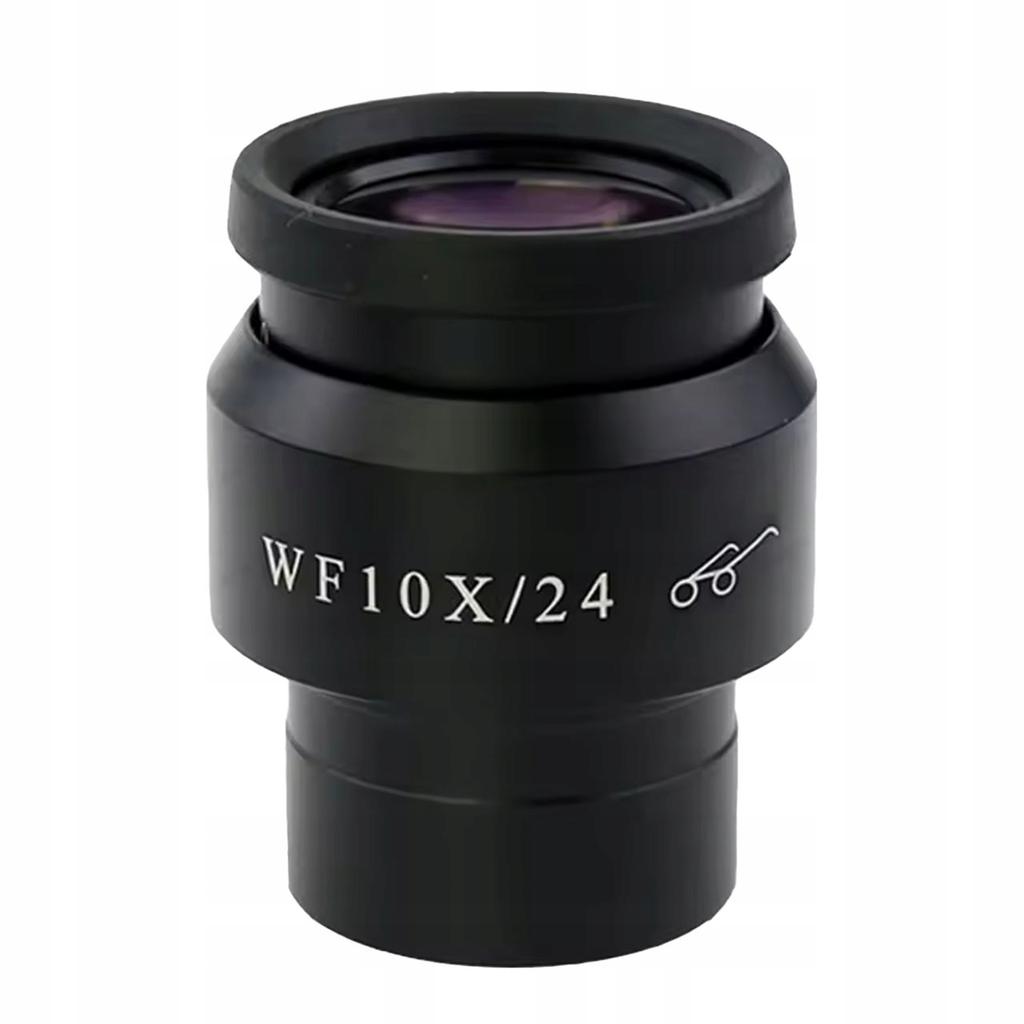 Wf10X/24 30Mm - Zestaw 2 Szt. Szerokokątnych Okularów Mikroskopowych | Pole Widzenia 24 Mm | Regulacja Dioptrii | Do Mikroskopów Stereoskopowych
