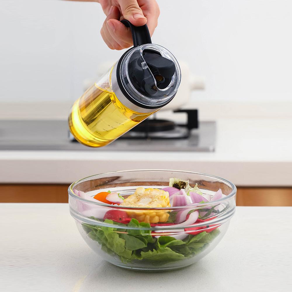 Cooking Seasoning Bottle Dispenser Sauce Bottle Glass Storage Bottles Spice Glass Oil Spray Vinegar Creative Kitchen Tools