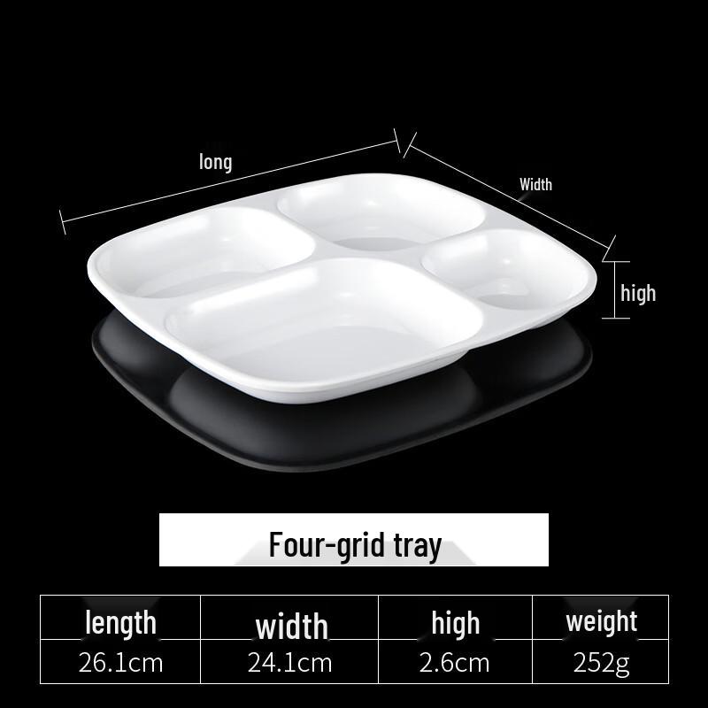 Tuoqiao Melamine Cafeteria Fast Food Trays