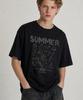 BEMIGHTY Summer Camp Oversized Short Sleeve T-Shirt [Oatmeal] (A Type)