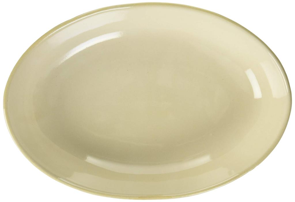 KINTO (Kintou) Hokkuri Curry Plate, White, Microwave and Dishwasher Safe, 23079