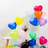 10-Inch Heart-Shaped Latex Balloons for Weddings, Birthdays, Festivals, and Venue Decorations