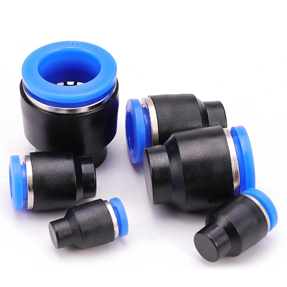 10pcs PP PPF4 /6/8/10/12mm Pneumatic Blanking Pipe End Cup Plugs Air Hose Tube Push Fit Connector Plastic Plug Ventilation Valves 4