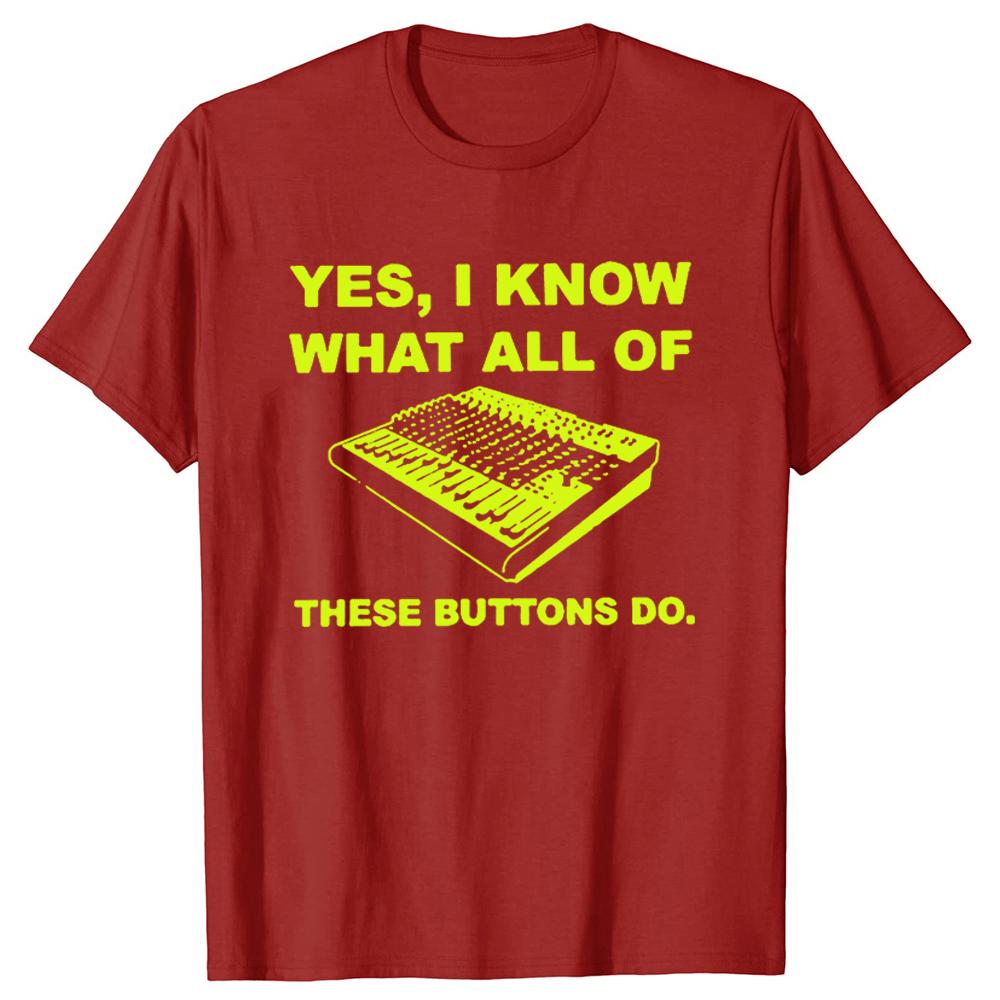 Sound Engineer T Shirts Graphic Streetwear Short Sleeve Harajuku DJ Audio Engineer Hip Hop T-shirt Mens Clothing