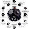 Mini Finger Cube Toys,Sensory Fidget Toys Relief Stress and Anxiety Depression Anti for Childens and Adults with ADD,ADHD,OCD,Autism(Black)