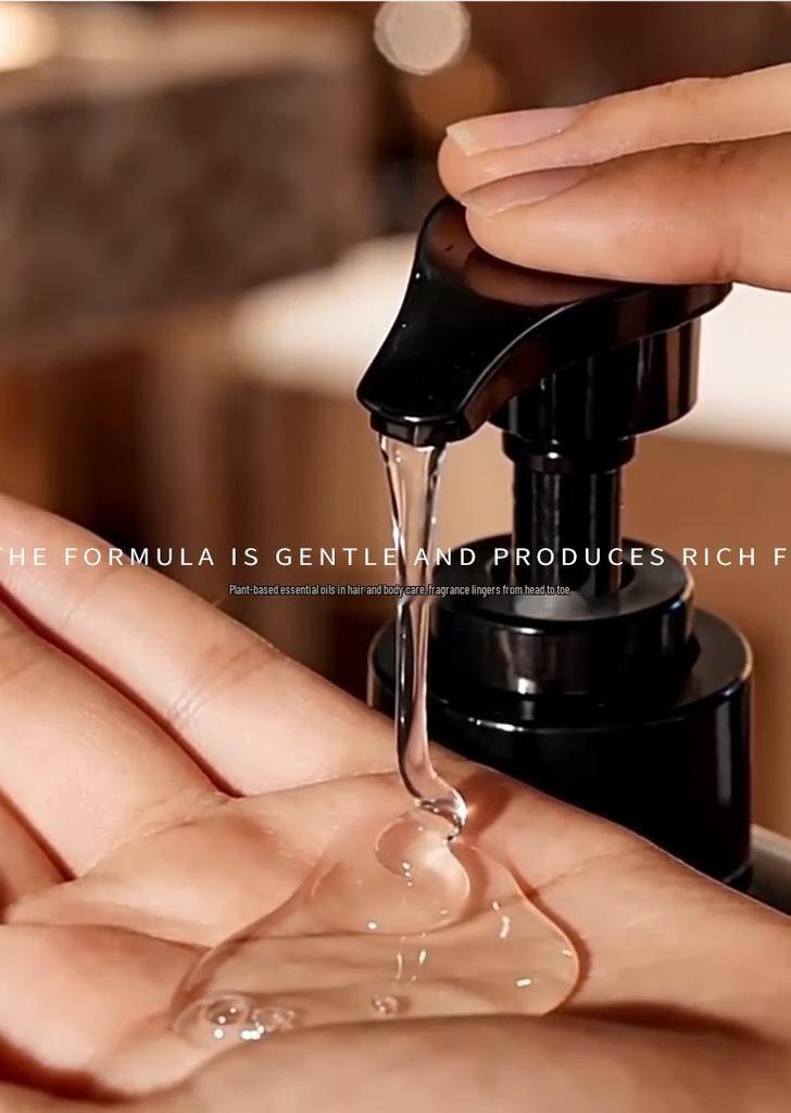 SOUMILE Sujie Large Pump Bottle: Shampoo, Hand Sanitizer, High-End Hotel & B&B Shower Gel.