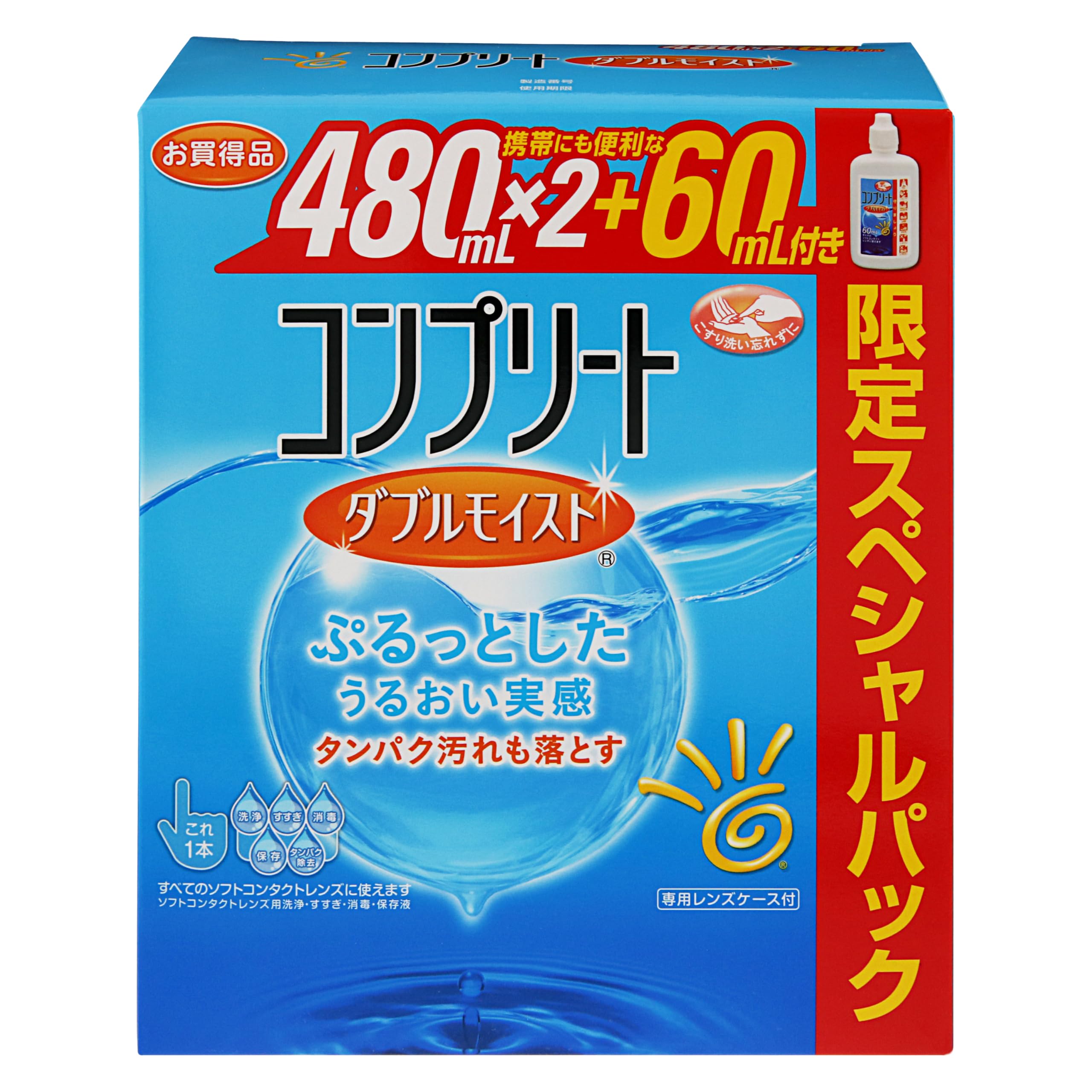 

AMO Japan Complete Double Moist 480 x 2 60 мл Уход + (Контактные продукты)
