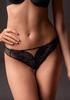 Women's Sheer Brazilian Briefs with Elegant Embroidery 3672 Cocktail Lormar
