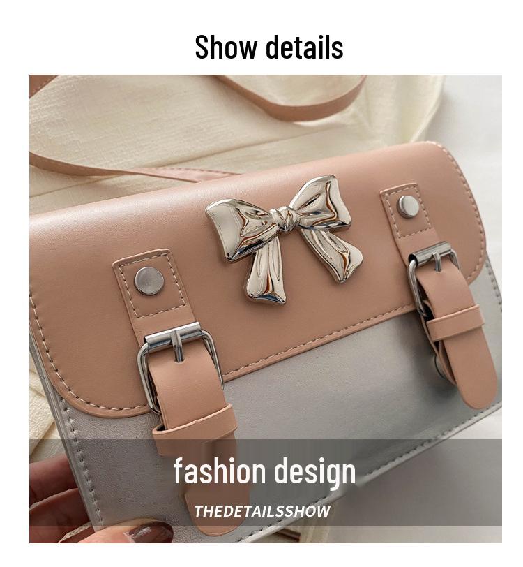 Trendy Bow Knot Square Bag: Elegant, Versatile Handbag & Crossbody
