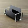 Creative Business Card Case Holder Desktop Office Modern Card Display Organizer Stand Stationery Storage Box