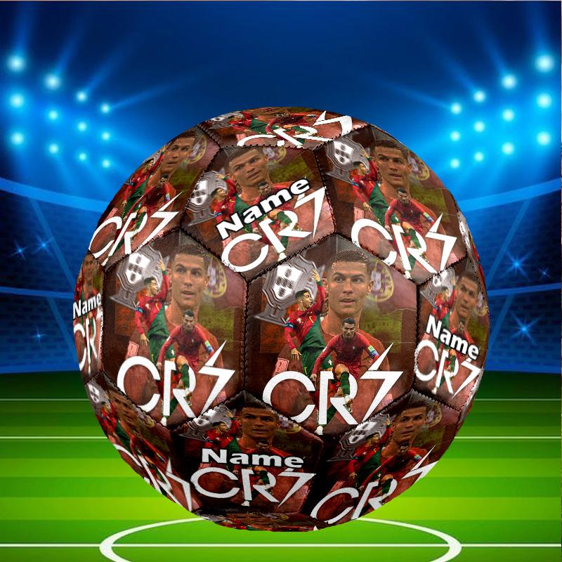 Custom Name Personalized Cristiano Ronaldo-A Print Size 5 Soccer Ball Training & Match Football, for Team, Kicking, Gift for Football Enthusiasts