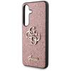 Etui Guess Fixed Glitter Big 4G Metal    Logo Do Samsung Galaxy S25 Różowy
