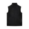 Men's Casual Fleece Solid Color Zipper Vest, Men's Stand-up Collar Lambskin Stand-up Collar Vest