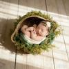 Ninho de Posição para Fotografia de Bebê Cesta Redonda de Rattan Trançado com Alças Recipiente para Troca de Fraldas Estrutura de Bacia Propriedade Acessório de Estúdio Fotográfico