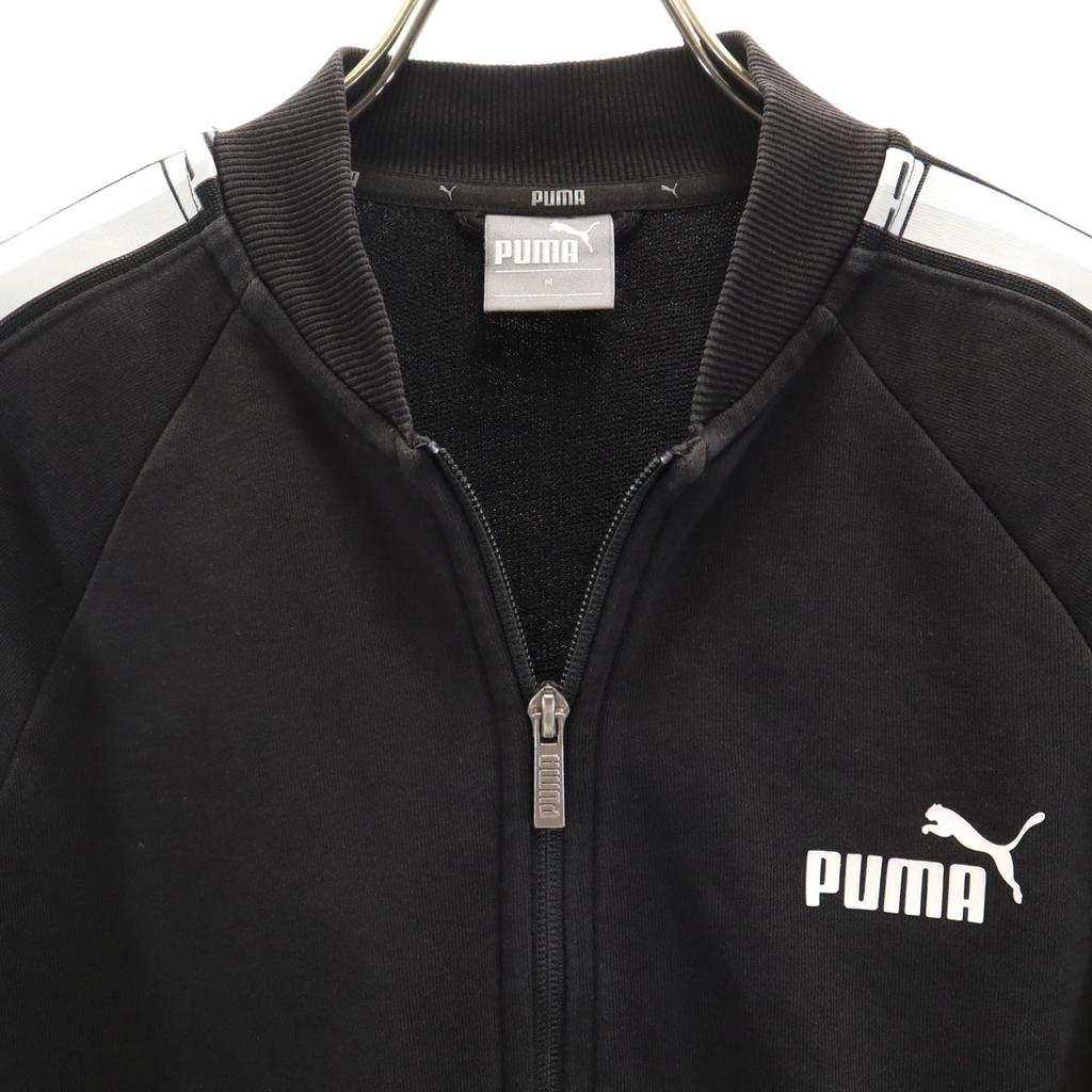 Puma Sweat Blouson M Black Bomber Jacket Women Used
