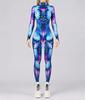 Women Men Agate Abstract Graffiti 3D Printed One-piece Jumpsuit Adults Halloween Cosplay Cosumes for Stage Performance Outfit