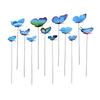 12ks Butterfly Stakes Venkovní zahradní květináč Květináč Záhon Zahrada Výzdoba dvora Art