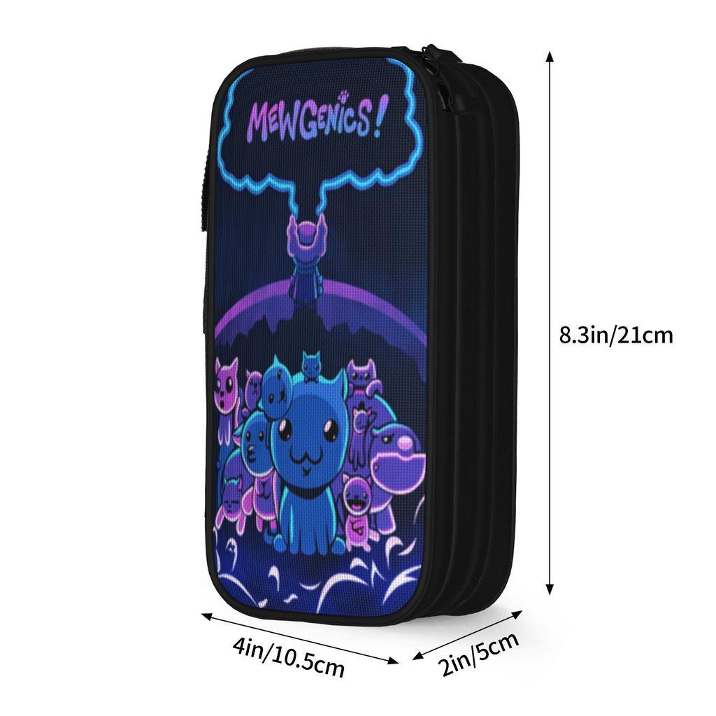 Mewgenics Merch Pencil Case Large Capacity Office Accessories Pen Case Perfect Gifts