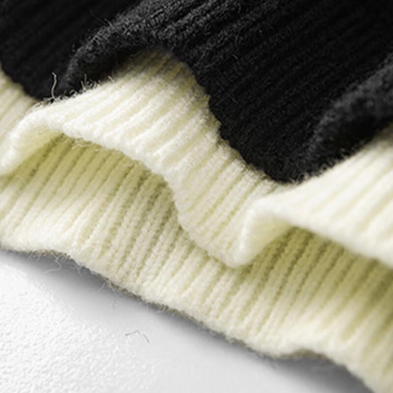 Mao Ren Men's Faux Two-Piece Knit Sweater