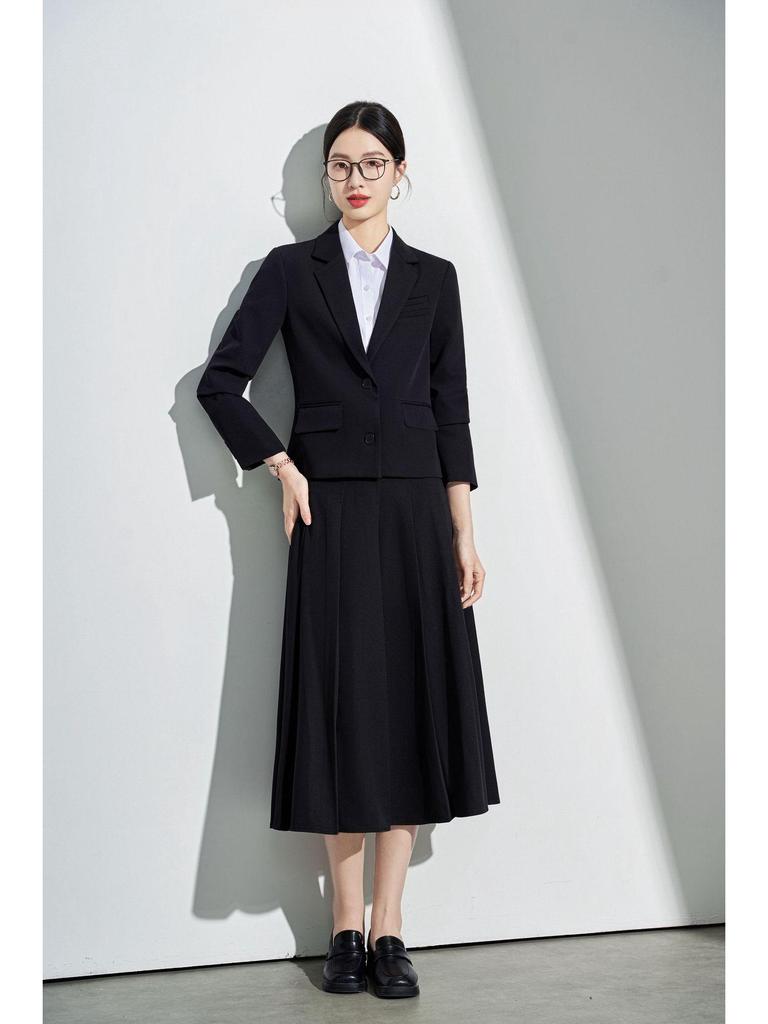 Women's Professional Suit Set - 2025 Spring/Autumn Short Blazer