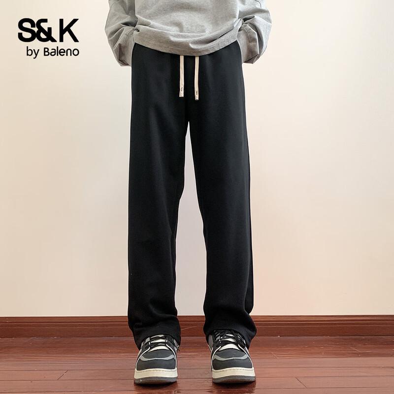 Pantalon de survêtement Baleno Série S&K Coupe décontractée Jambe droite pour homme