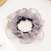 Dancer Bun Hair Net Elastic Drawstring Hairnet Adjustable Gauze Hair Accessories for Girls Dance Ballet Skating Gymnastics