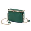 New fashion chain bag, simple and portable shoulder messenger bag, genuine leather multi-functional gold storage bag, large capacity