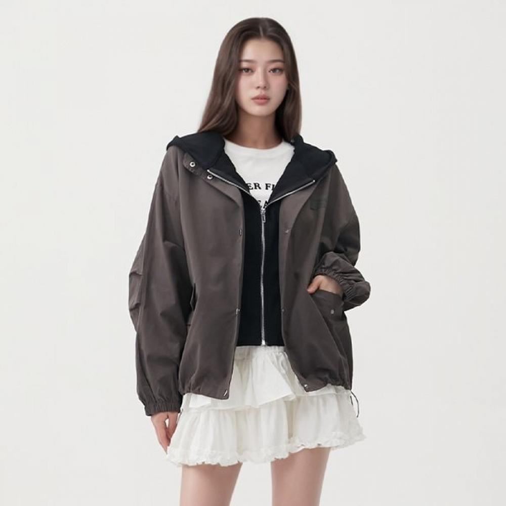

LAP Худи с цветовыми блоками, съемное, хлопковый джемпер Ar1wzs23 BK (black)/FF