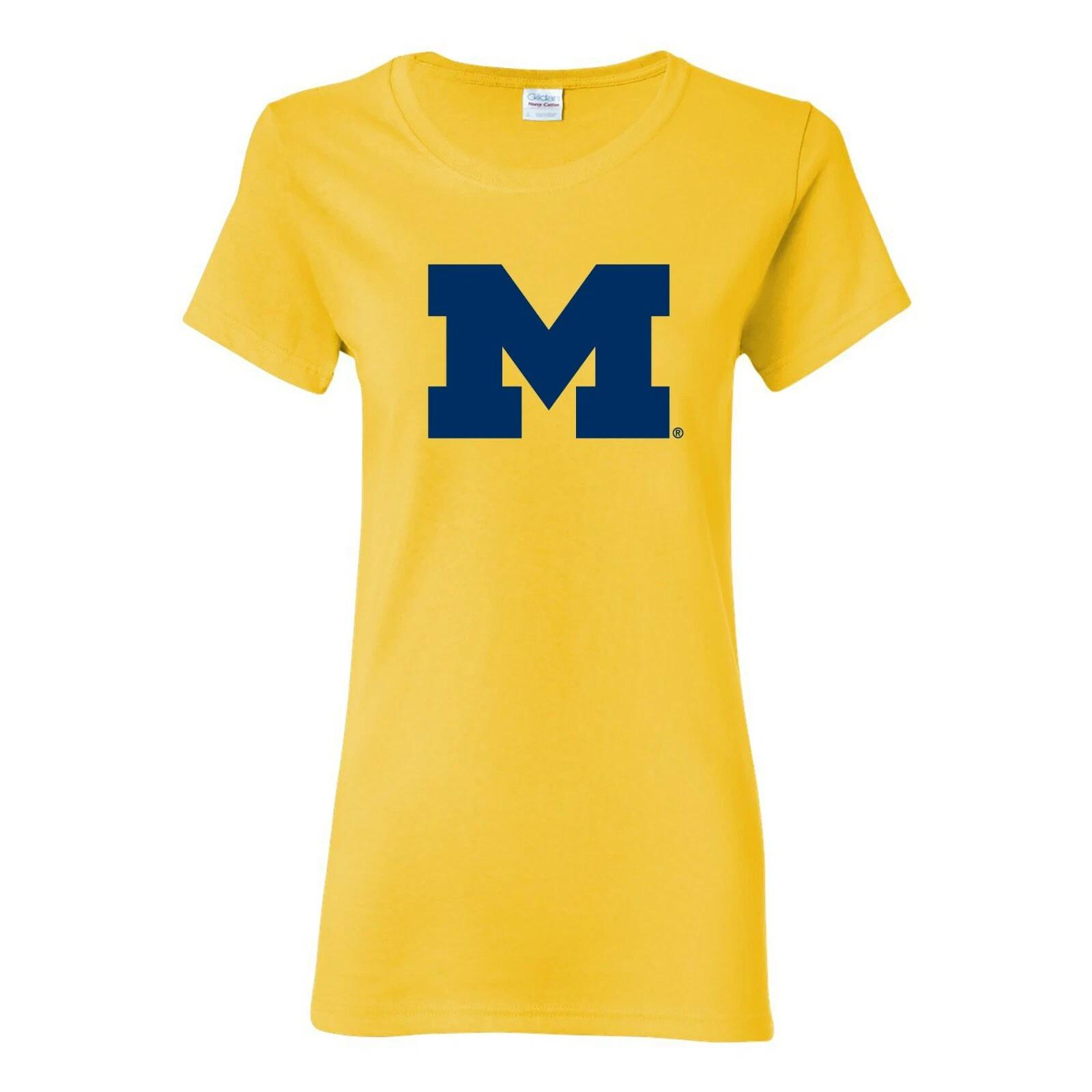Michigan Wolverines Primary Logo Women s T Shirt S