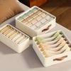 1pc Beige Foldable Storage Organizer Box for Underwear, Bras, Ties & Accessorie Storage Bins