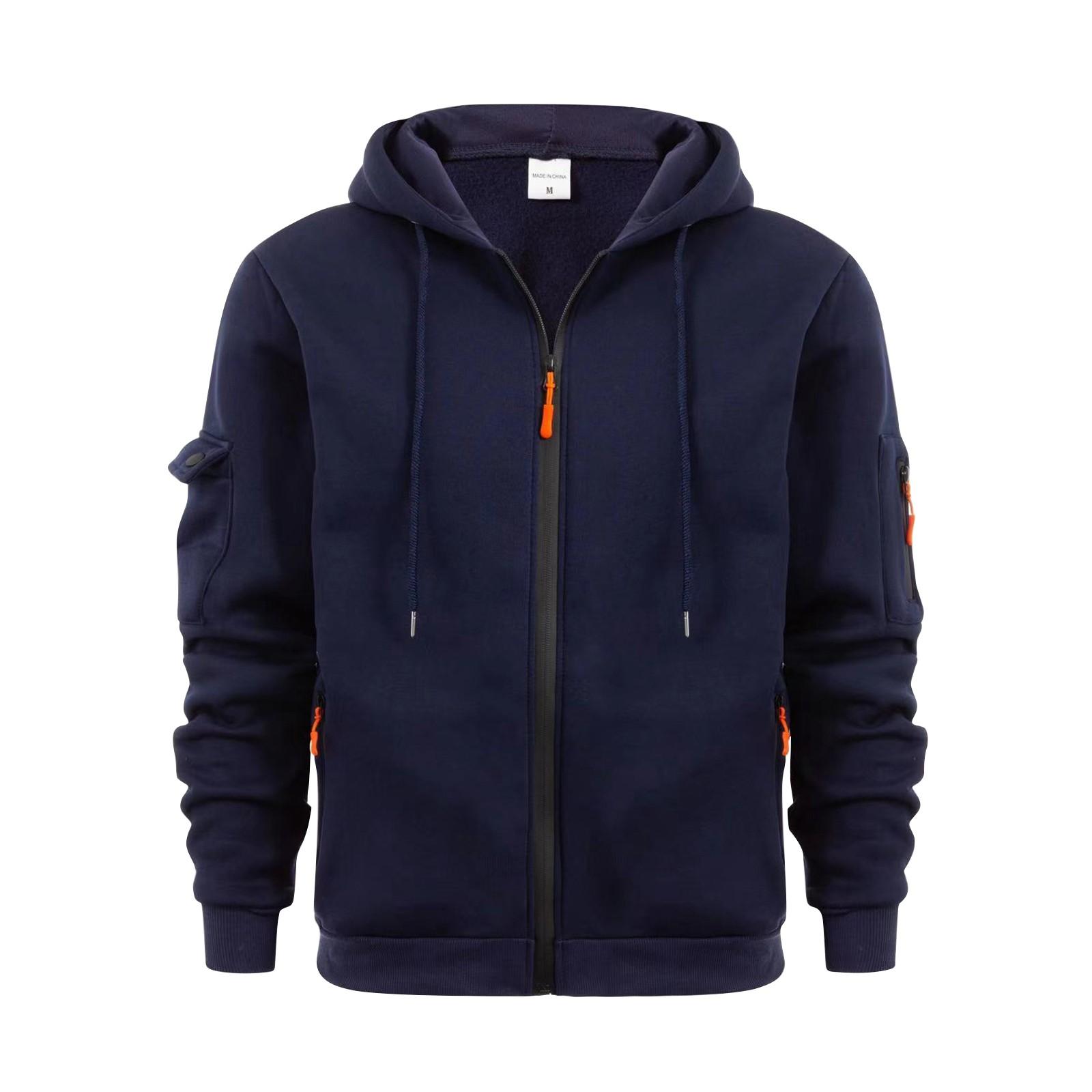 Мужская толстовка с капюшоном на молнии — фото 4