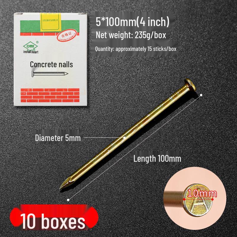 Long Cement Steel and Iron Nails for Wall and Woodworking