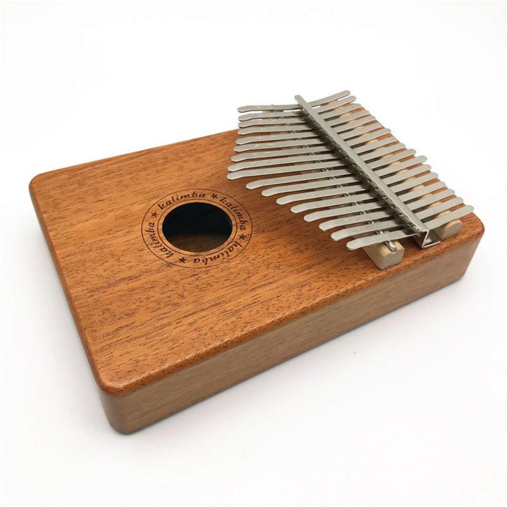 

Steel Mbira Body Musical Instruments Wood Learning Book Kalimba Piano 17 Keys Kalimba Thumb Piano