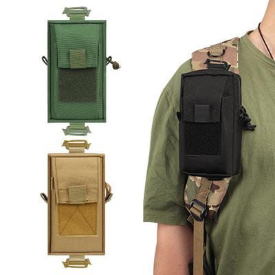 Tactical Molle Accessory Pouch Backpack Shoulder Strap Attachment Bag with Double-Zipper Pocket Tactical Molle