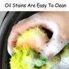 Lemon Dish Towel Brush Acrylic Woven Dish Towel Cleaning Hand Crocheted Dish Towel Household Kitchen Cleaning Tools