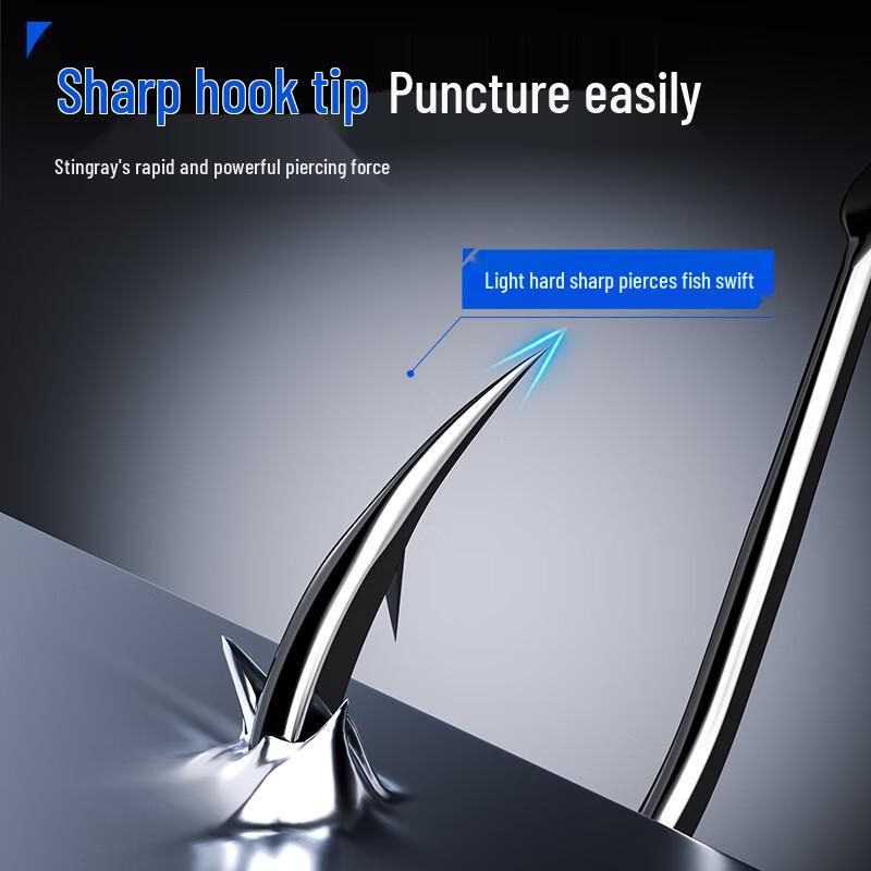 Weituosen Chinu Barbed Fishing Hooks (100pcs)