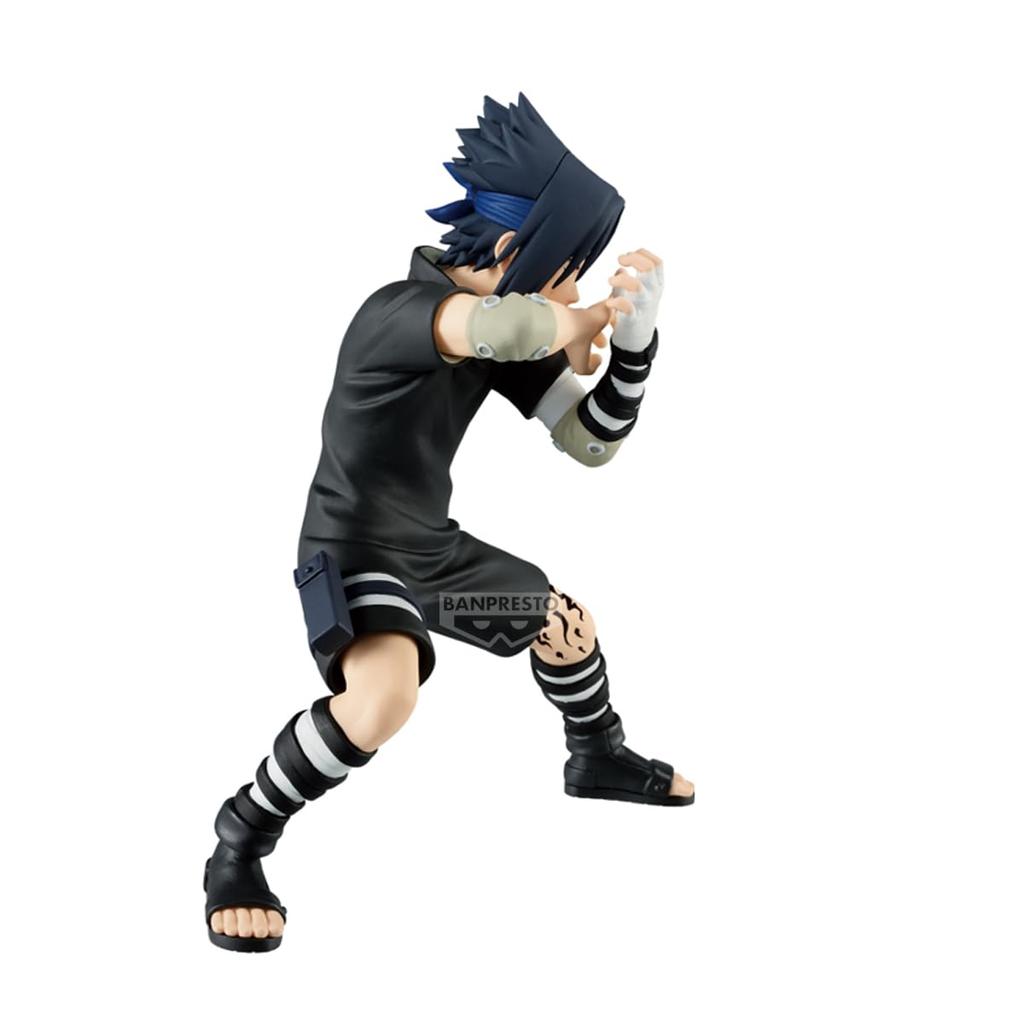 BANPRESTO Uchiha Sasuke Naruto Collectible Action Figure - Vibration Stars (Gaara & Uchiha Sasuke) 14cm - BP28551P Multicolor Perfect for Anime Fans