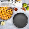 3pcs Removable Bottom Cake Pan Set Carbon Steel Cheesecake Pan Set Baking Tool  Bakery Catering