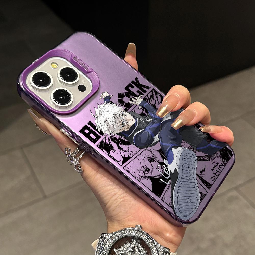 

Blues Locks Yoichies Seishiroes Phone Case for Samsung Galaxy S26 S25 Edge S24 S23 S22 S21 FE S20 Ultra Plus 5G Colorful Cover Galaxy S23 Ultra
