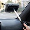 Rotating Head Glass Wiper Car Windshield Cleaner with Retractable Handle & Microfiber Pads, Auto Fog And Dust Removal Tool Cleaning for SUVs