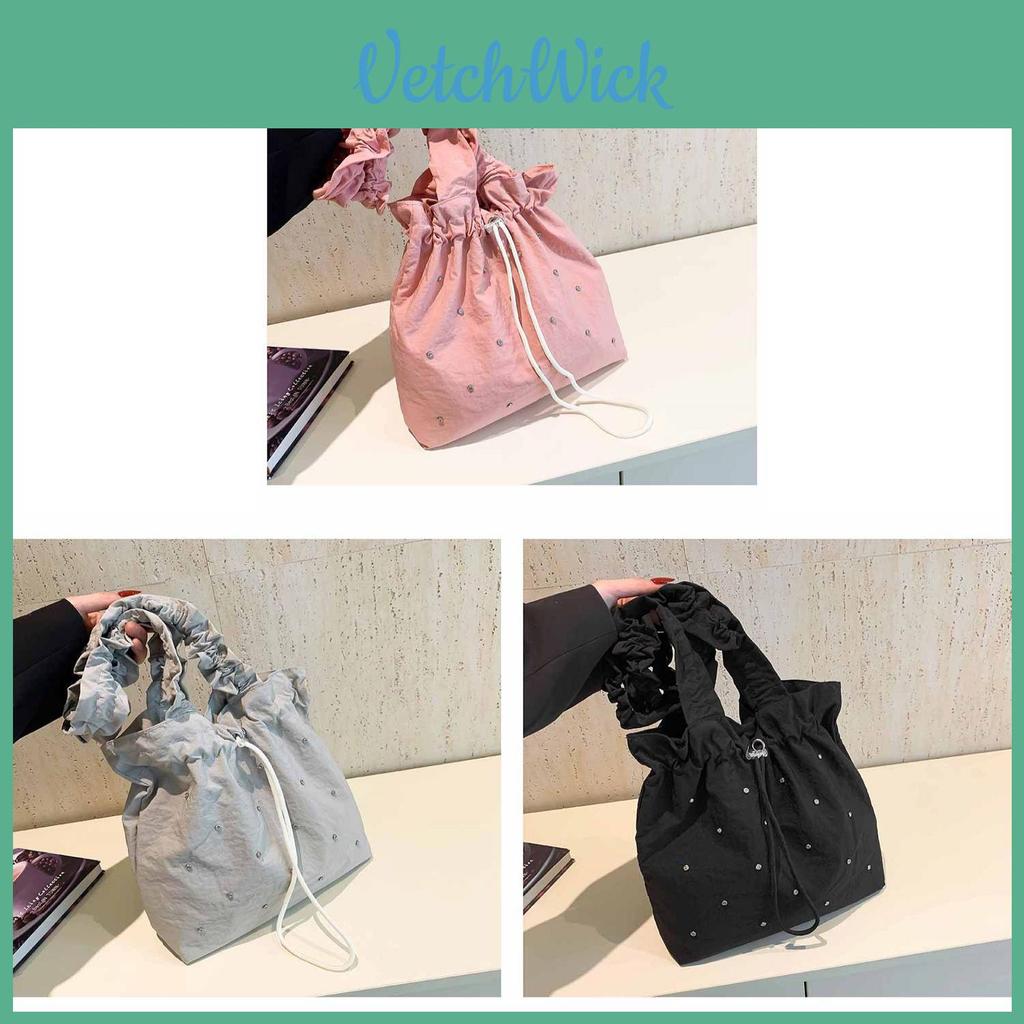 Canvas Tote Bag For Women Summer Korean Chic Pu Large Capacity Shoulder Bag