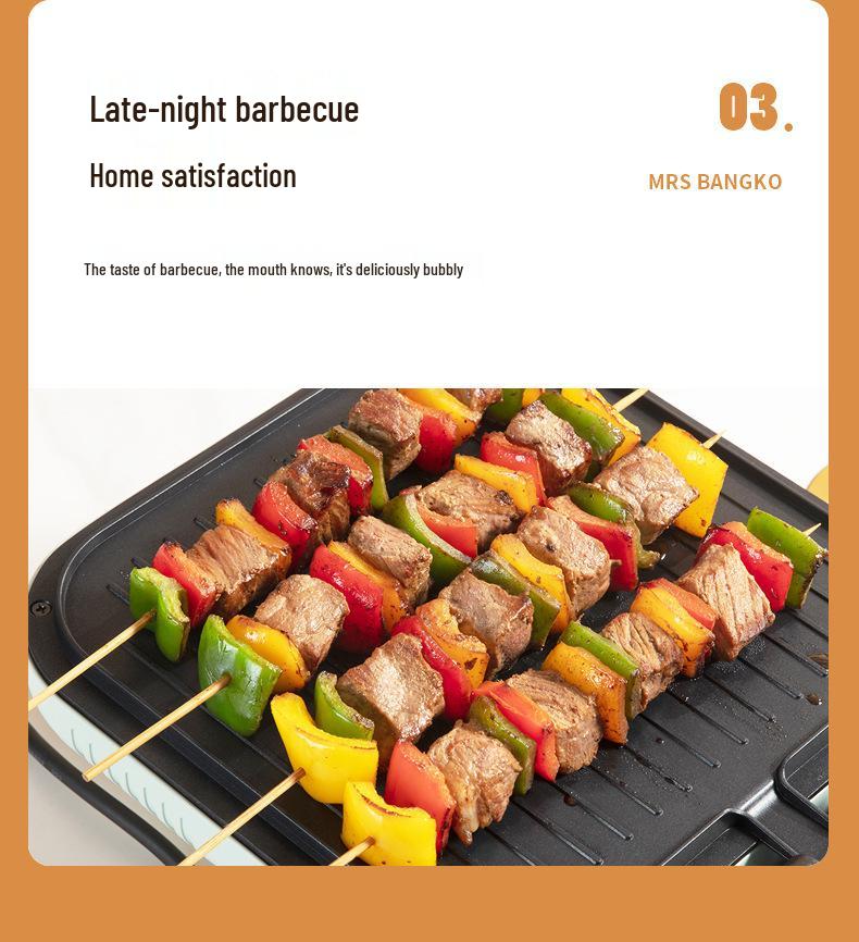 Dual-Sided Electric Pancake & Crepe Maker with Adjustable Floating Design