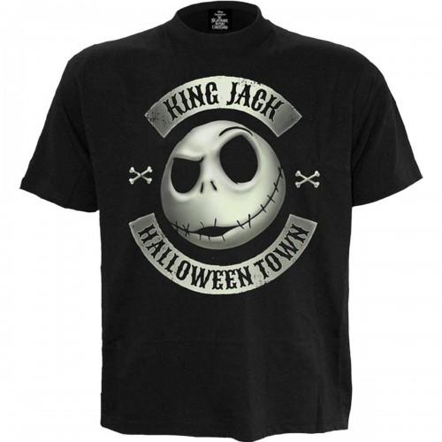 Noční můra před Vánoci Unisex Dospělý Jack Skellington Hřeben Svítící ve tmě Tričko