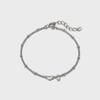 Twinkle Dew Silver White Bracelet TBSSVW11650M