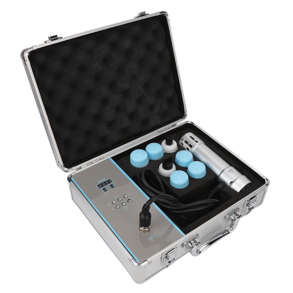 Shockwave Therapy Machine ED Therapy Machine Professional ESWT Shockwave Therapy Machine Silver
