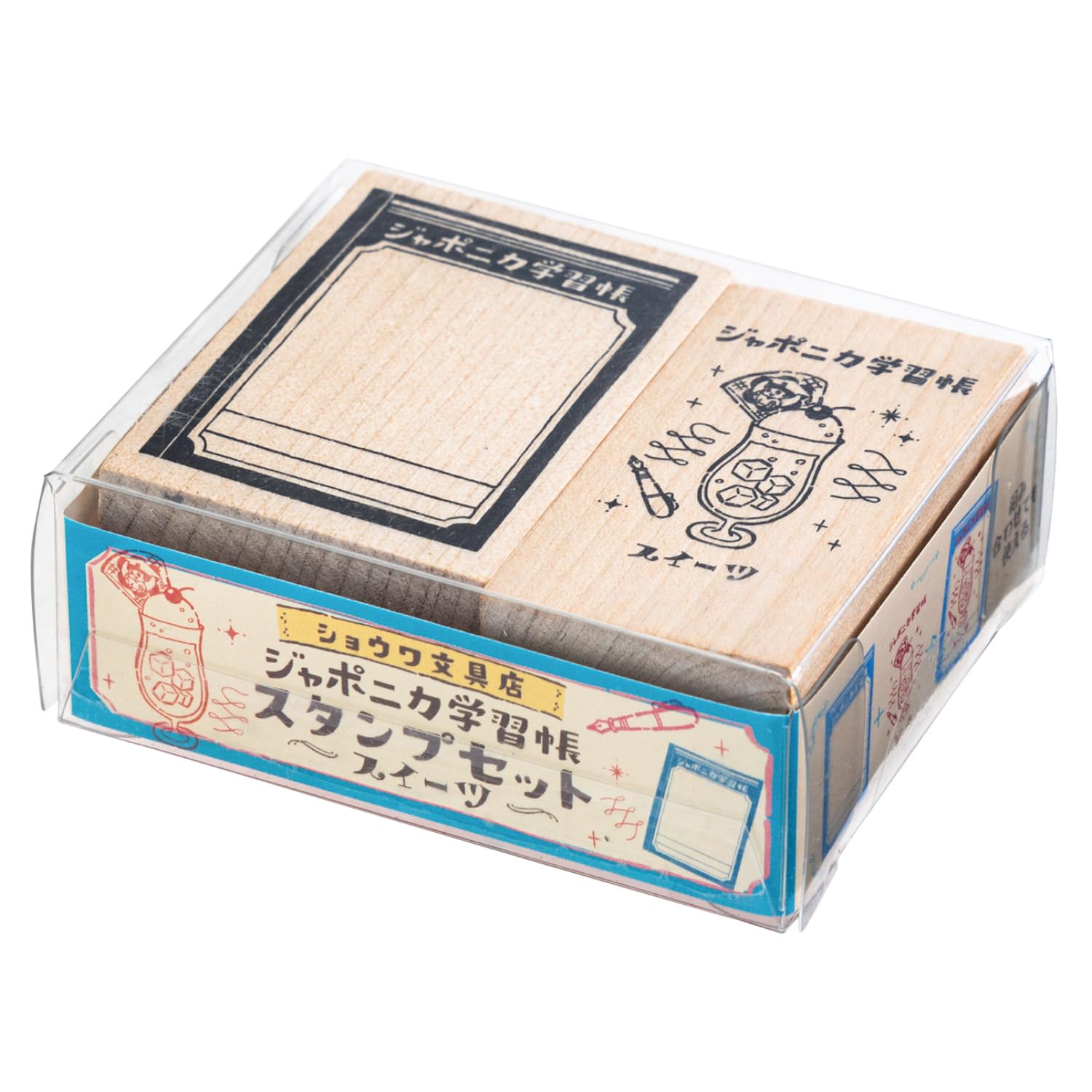 Showa Note Japonica Stationery Stamp Sweets Set 293998002 (2 pieces)