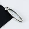Weißtopas Langer Edelstein Silberanhänger in 925 Sterlingsilber - Handgefertigtes Design, Alltagsschmuck, Einzigartiger Weißtopas-Anhänger Geburtstagsgeschenke