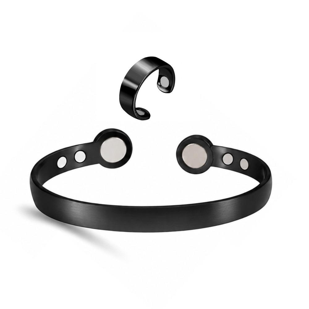 Simple Magnetic Energy Wristband Comfortable To Wear Cuff Bracelets Daily Use