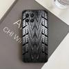 Black Tire Tyre Tread Texture Case For Samsung Galaxy M15 M35 M55 M56 M36 M16 M06 M31 M13 M33 M53 M12 M32 M52 M14 M34 M54