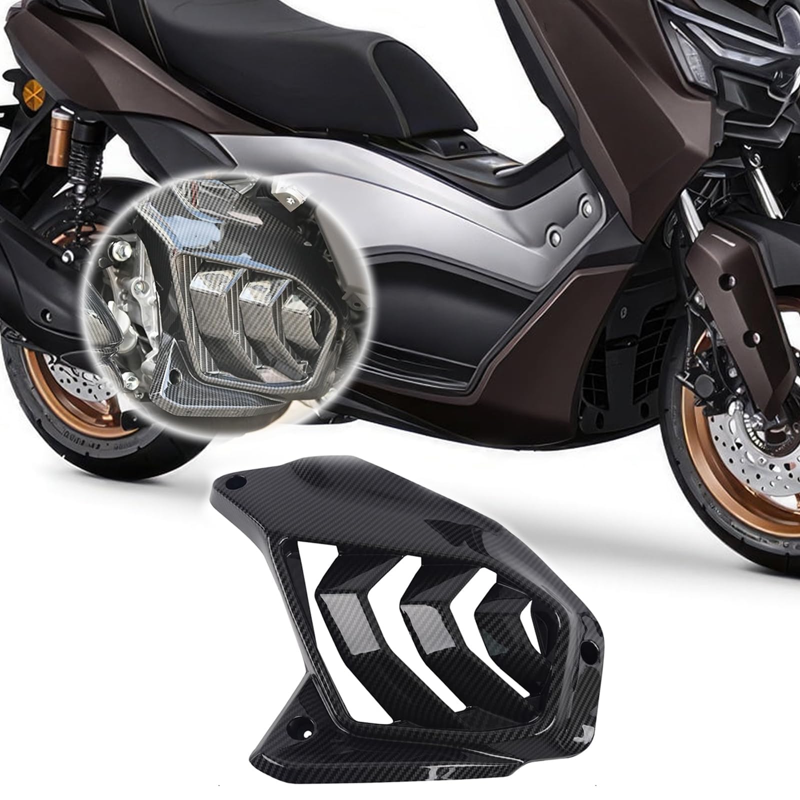 

Для NMAX155 NMAX125 2020-2025 Мотоциклетный защитный кожух Модификация мотоцикла Крышка бака NMAX Выхлоп